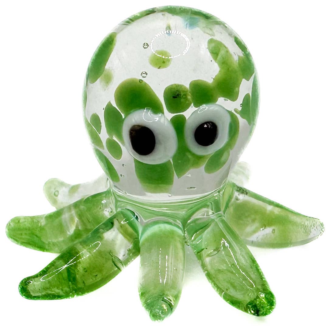 Handblown Glass Mini Octopus