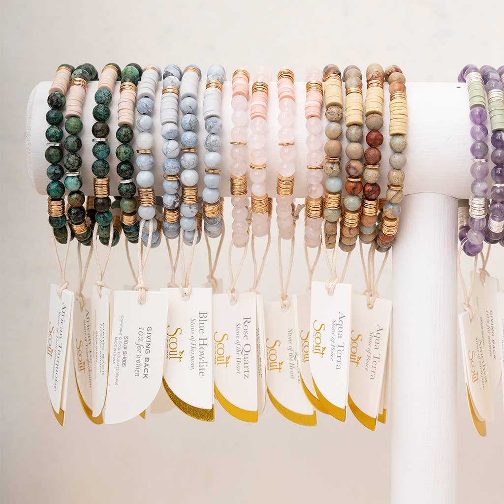 Intermix Stone Stacking Bracelet - Mexican Onyx