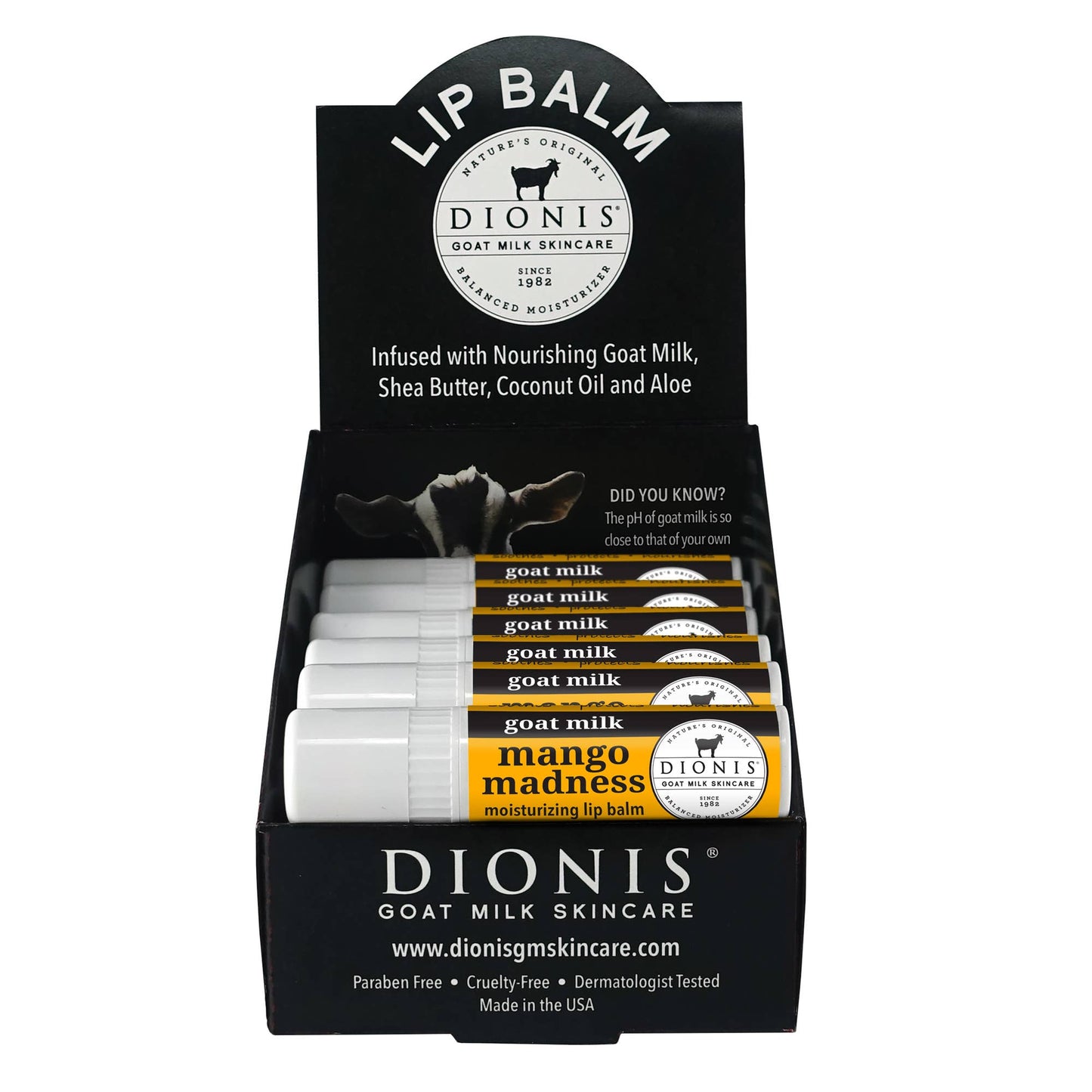 Dionis Lip Balm - Mango Madness Goat Milk