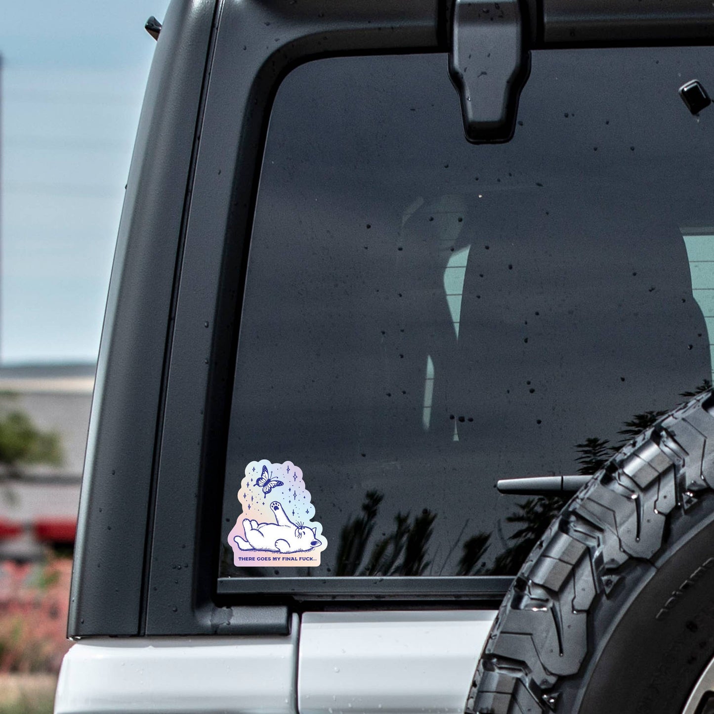 JM Stickers - Final Fuck Kitty Cat Swear High Quality Vinyl Sticker