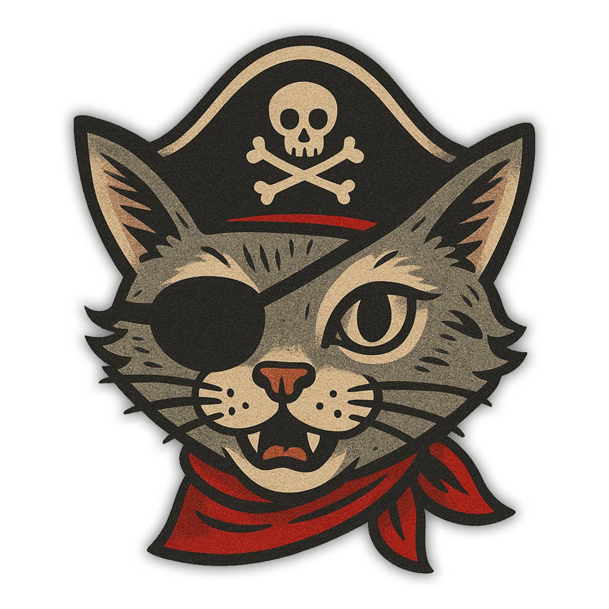 SF - Pirate Cat Sticker