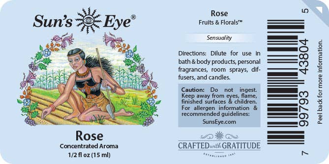 Rose Oil: .5 fl oz - Sun's Eye