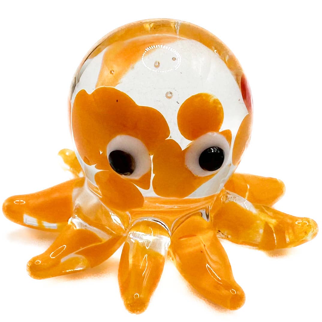Handblown Glass Mini Octopus