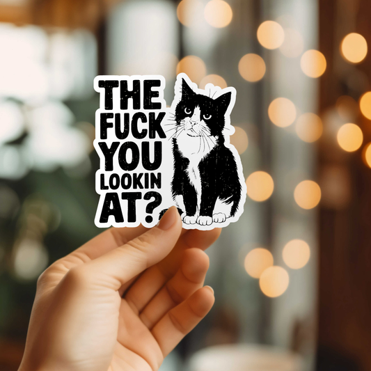 Sticker MMT - The F*#ck You Lookin at Vinyl