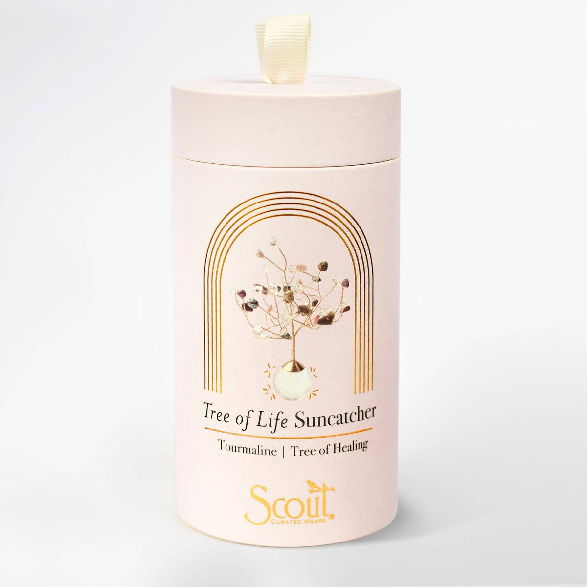 Suncatcher Tree of Life - Tourmaline/Healing/Gold