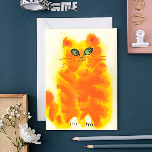 Greeting Card - DM Collection - Ginger Cat