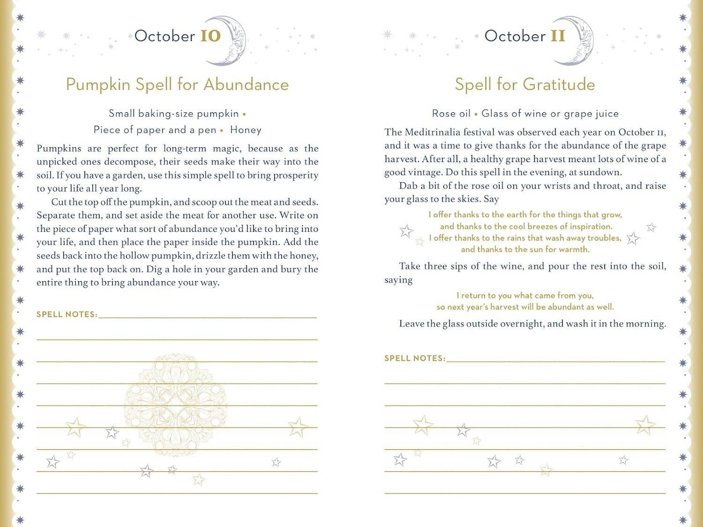 Daily Spell Journal: A Diary of Enchantments