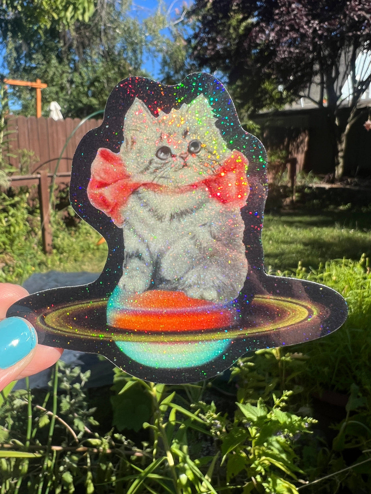 Sticker AW - Planetary Kitten 3 Inch
