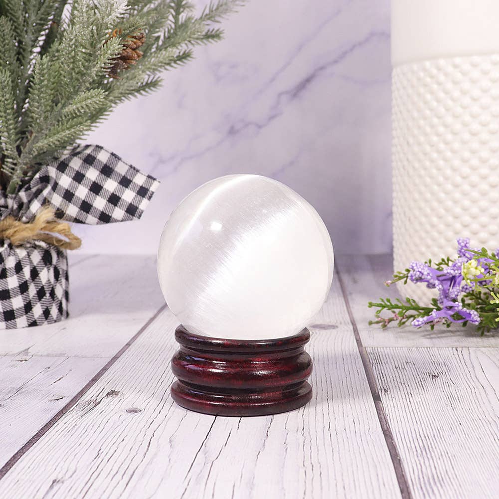 Selenite Sphere | Crystal Sphere