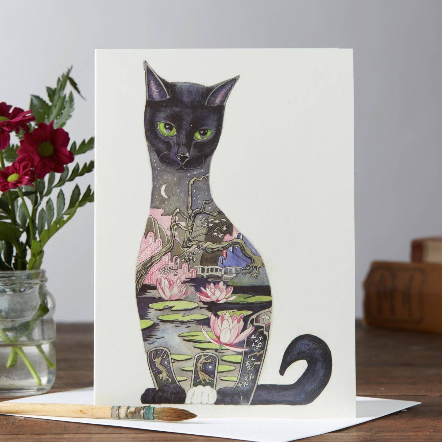 Greeting Card - DM Collection - Black Cat