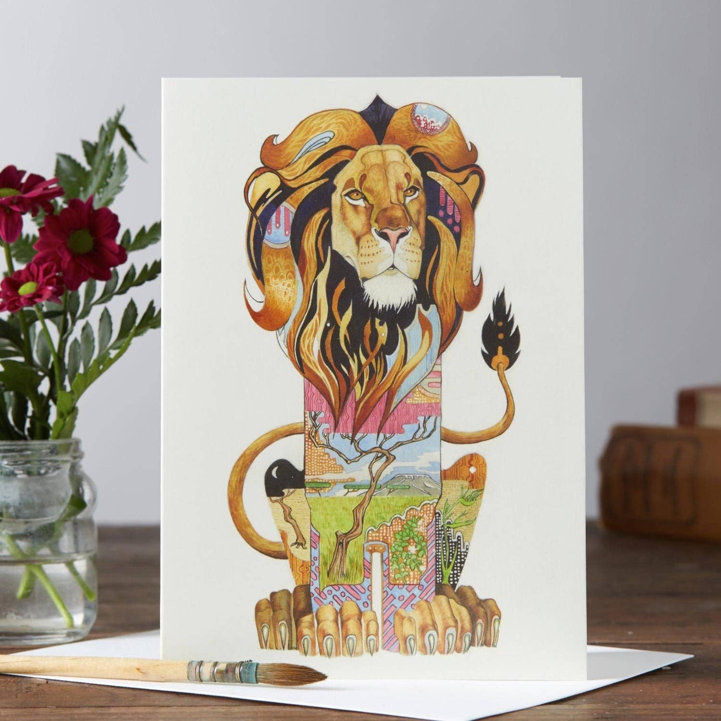 Greeting Card - DM Collection - Lion