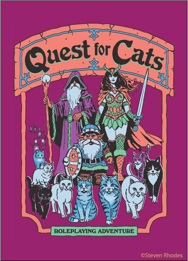 Magnet - Ephemera - Quest for Cats - Steven Rhodes