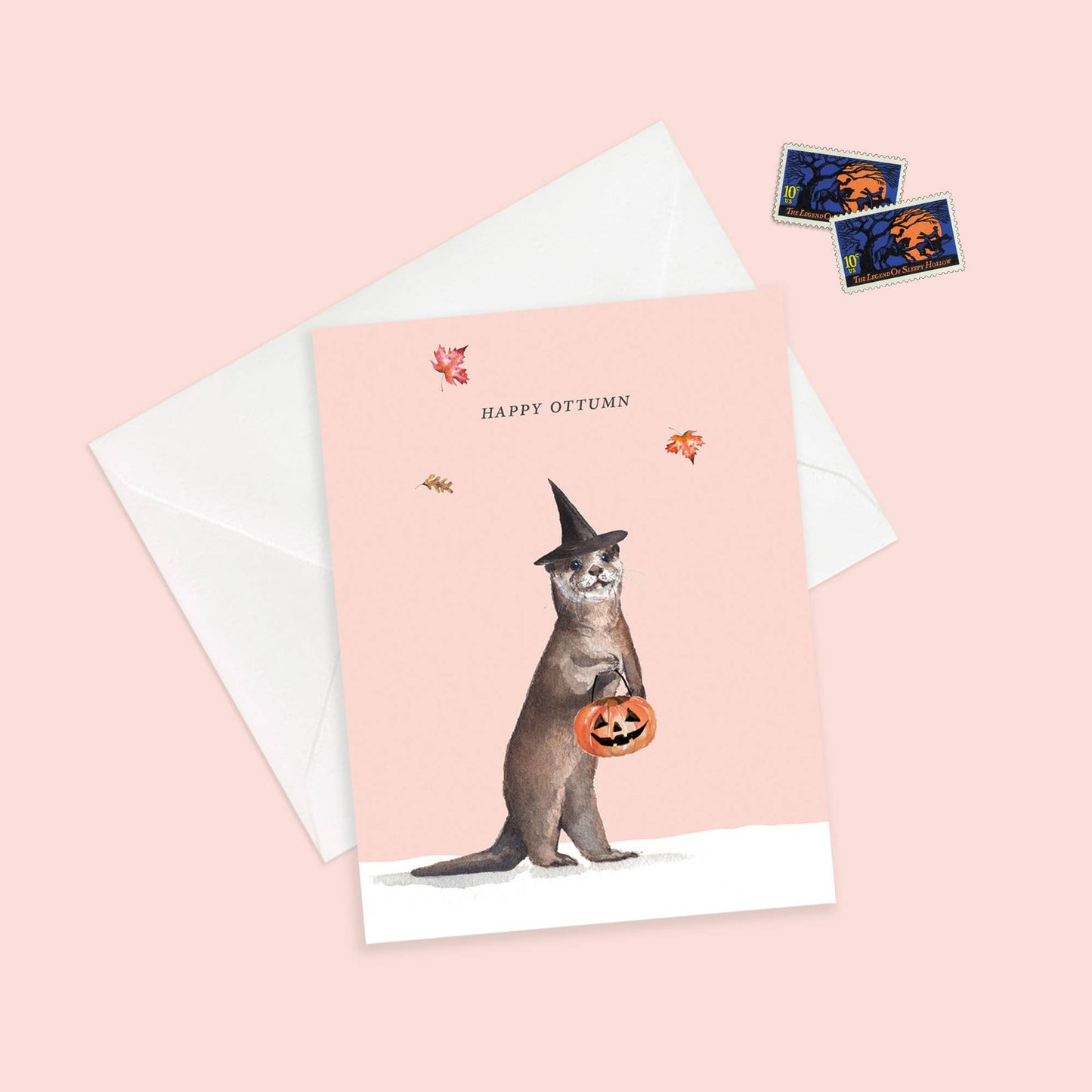 Happy Ottumn Greeting Card: Single Card