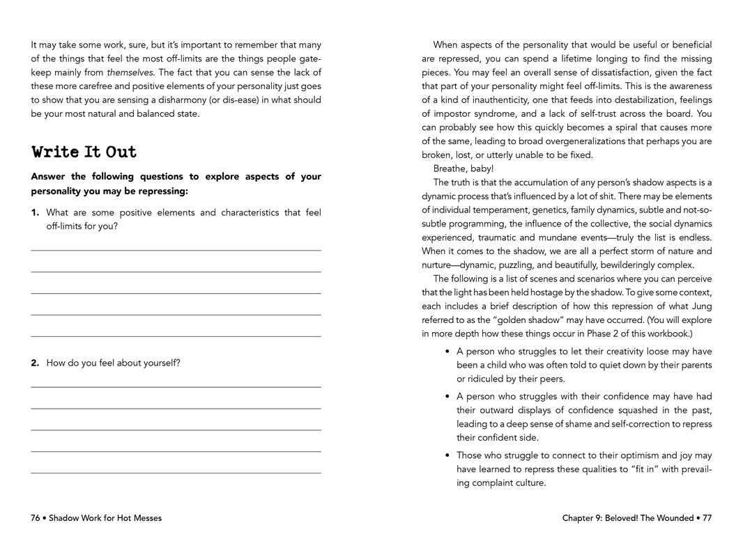Shadow Work for Hot Messes by Mandi Em: Paperback; 224 pages / English