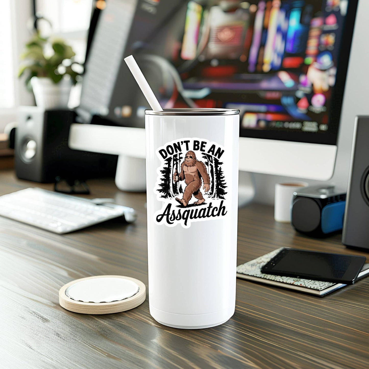 Sticker MMT - Don't Be an Assquatch Vinyl