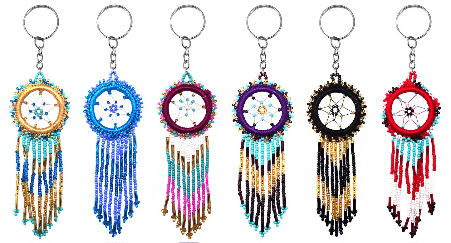 Dreamcatcher Beaded Keychain