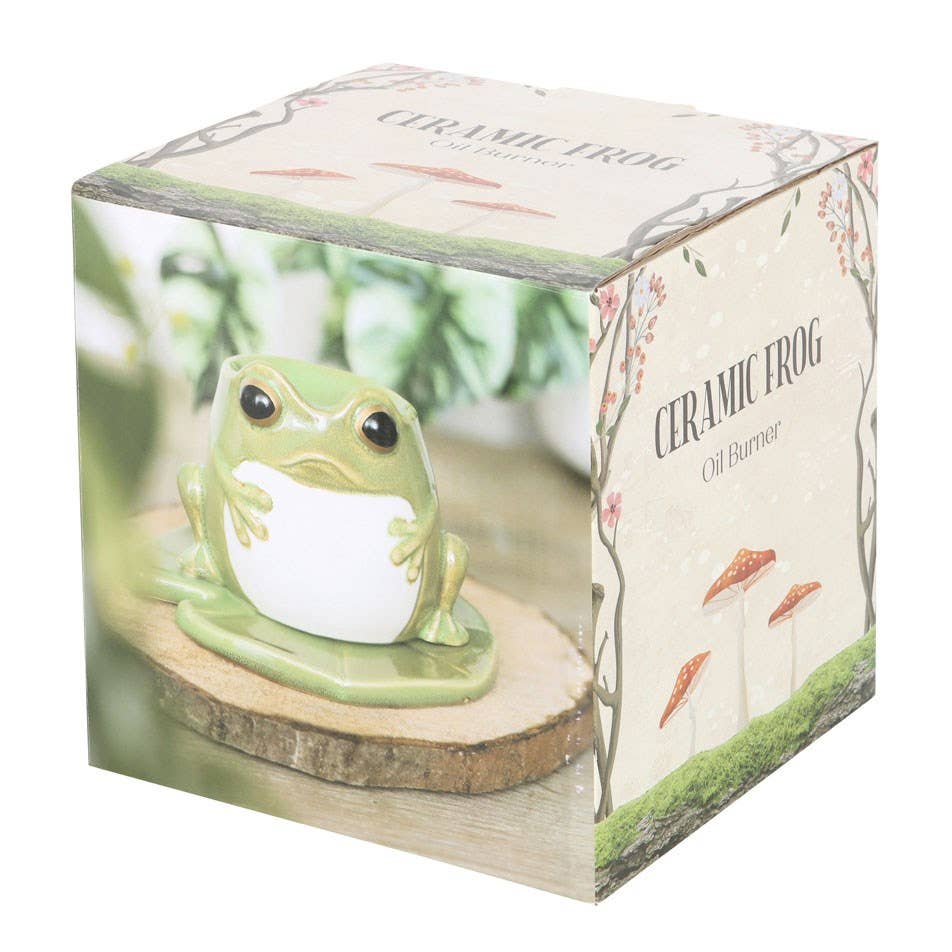 Frog on Lily Pad Oil Burner