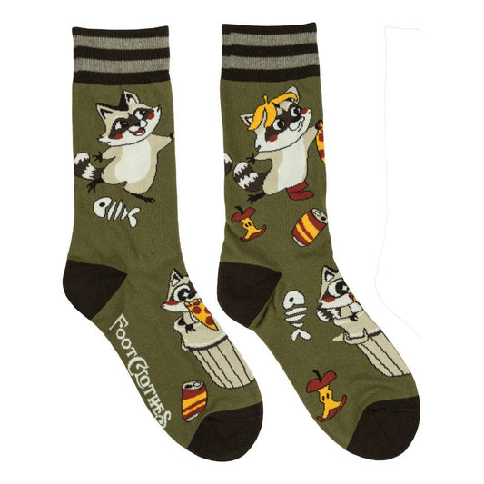 Socks - Foot Clothes - Trash Panda Pizza Party - FootClothes