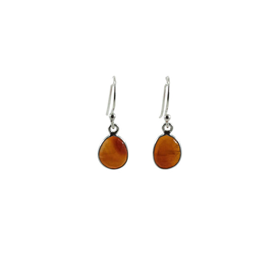 Earrings 28 - Carnelian Sterling Silver