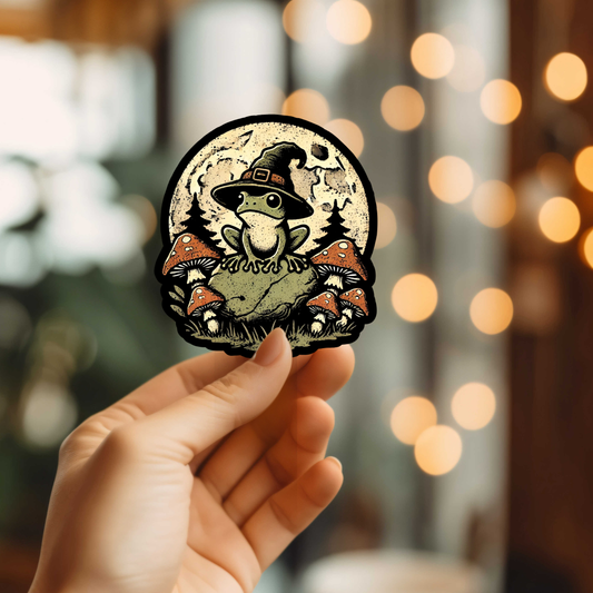 MMT - Witchy Frog Vinyl Sticker