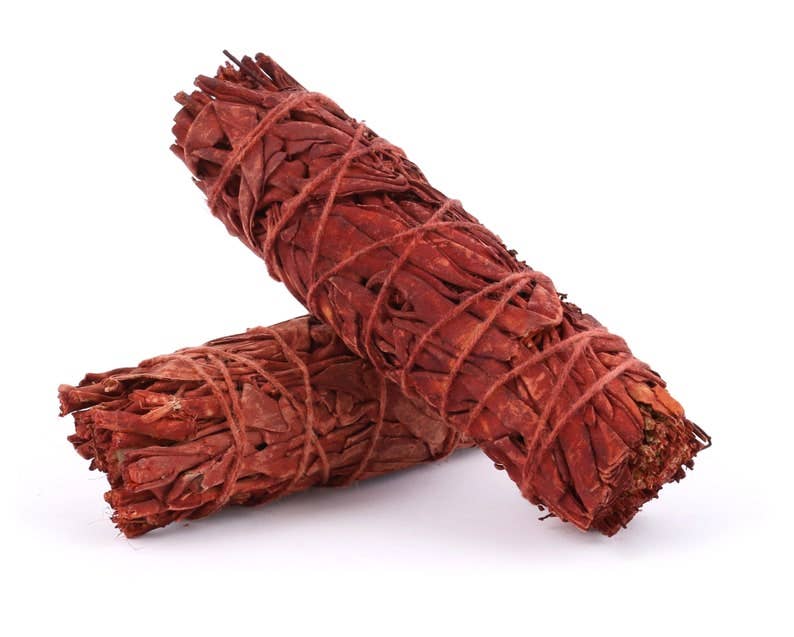 Smudge Bundle - Small Dragons Blood Sage Wand (4 in.)