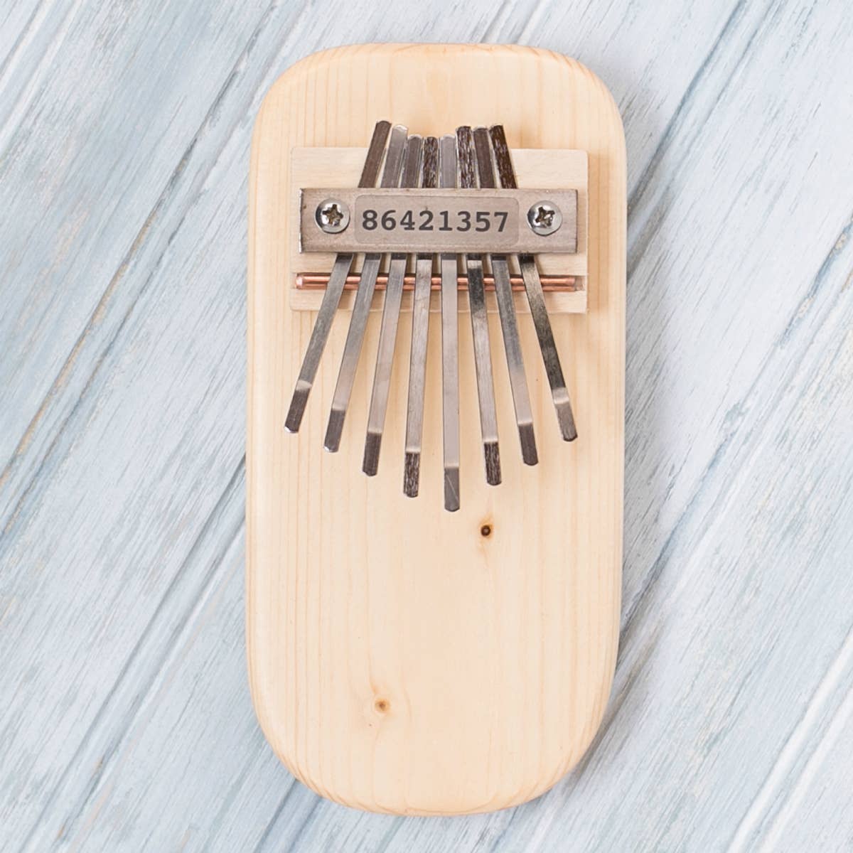 Color Pine Thumb Piano: Blue / High Diatonic (Standard)
