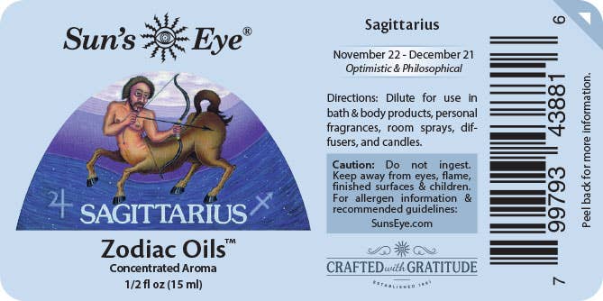 Sagittarius Oil: .5 fl oz - Sun's Eye