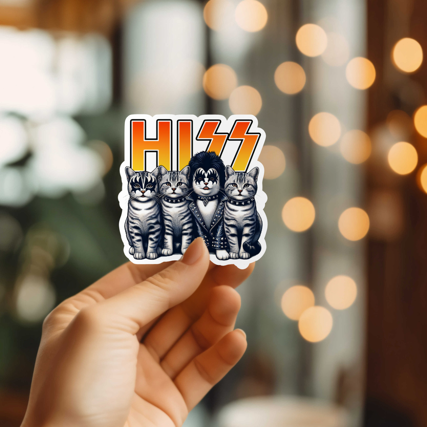 Sticker MMT - Rocker Cats | Laptop Sticker | Vinyl Sticker