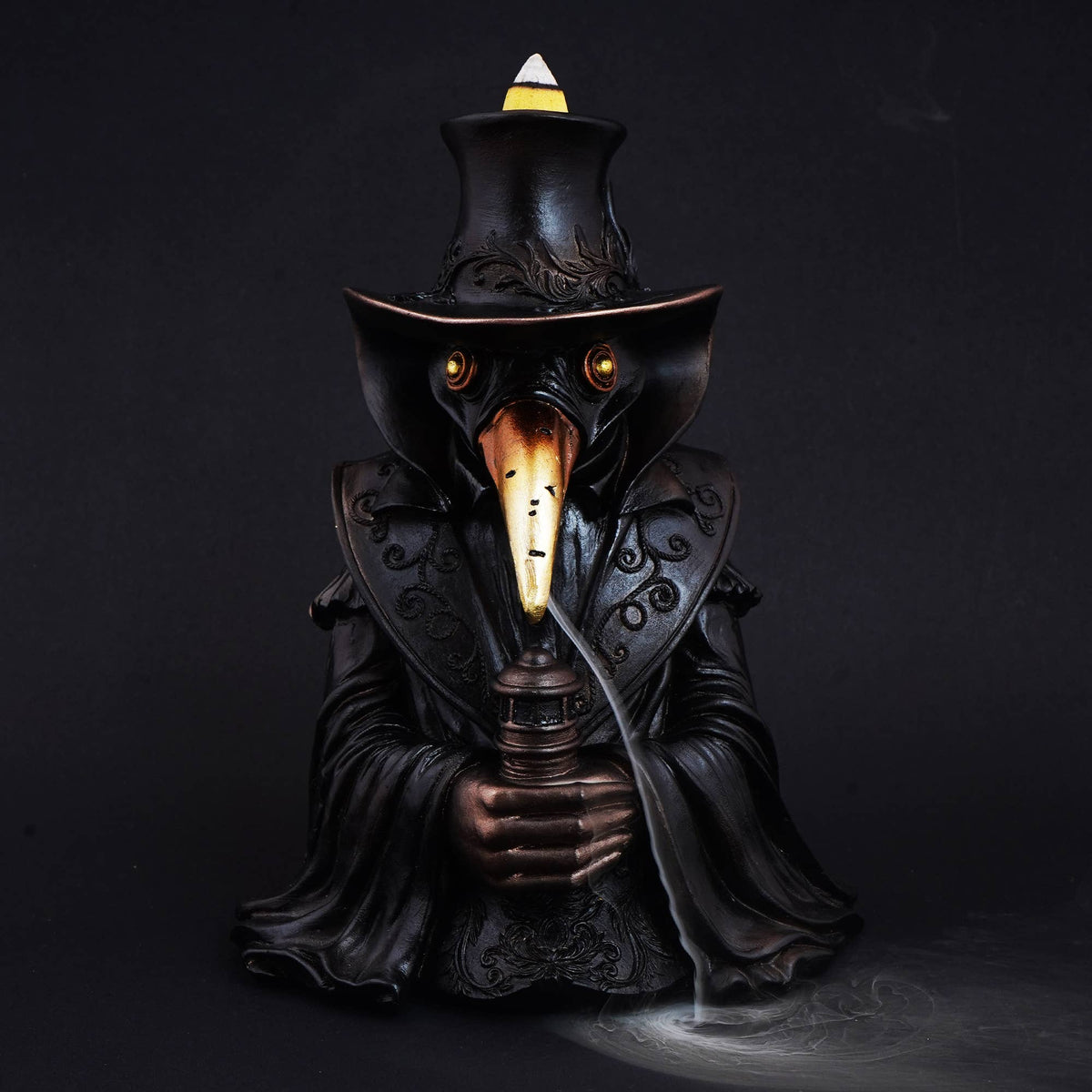 Plague Doctor Back Flow Incense Burner