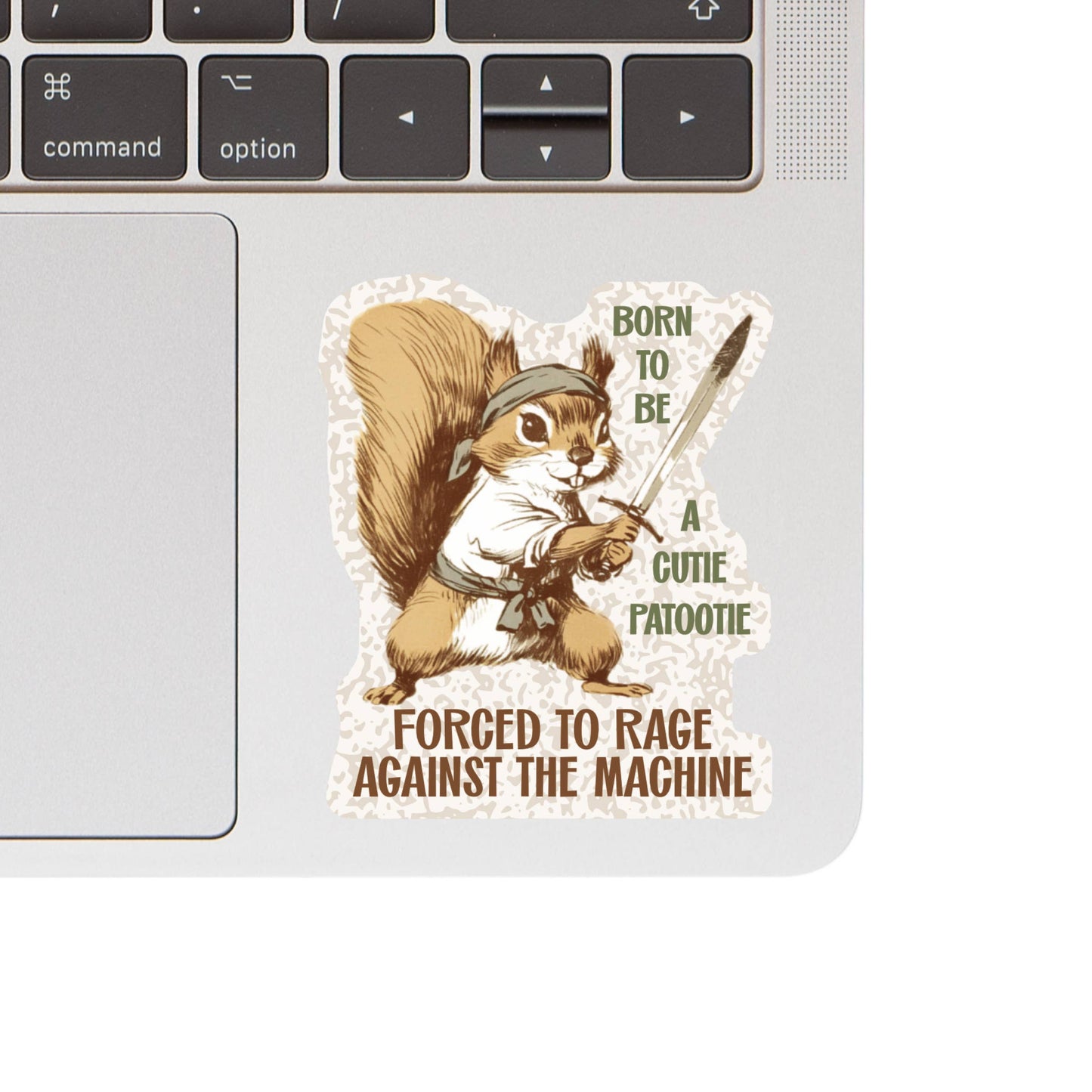 JM Stickers - Funny Squirrel Cute Rage Fight High Quality Vinyl Sticker