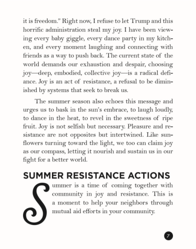 Seasons of Resistance: Summer Spells for Joy (Zine)