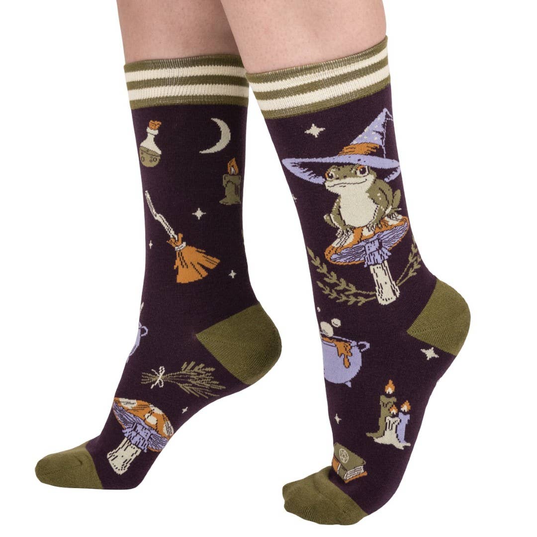 Foot Clothes - Archtoad of Hatville Crew Socks