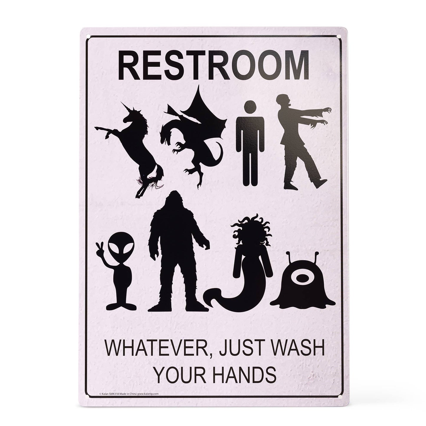 Metal Sign - Just Wash Your Hands Metal Sign