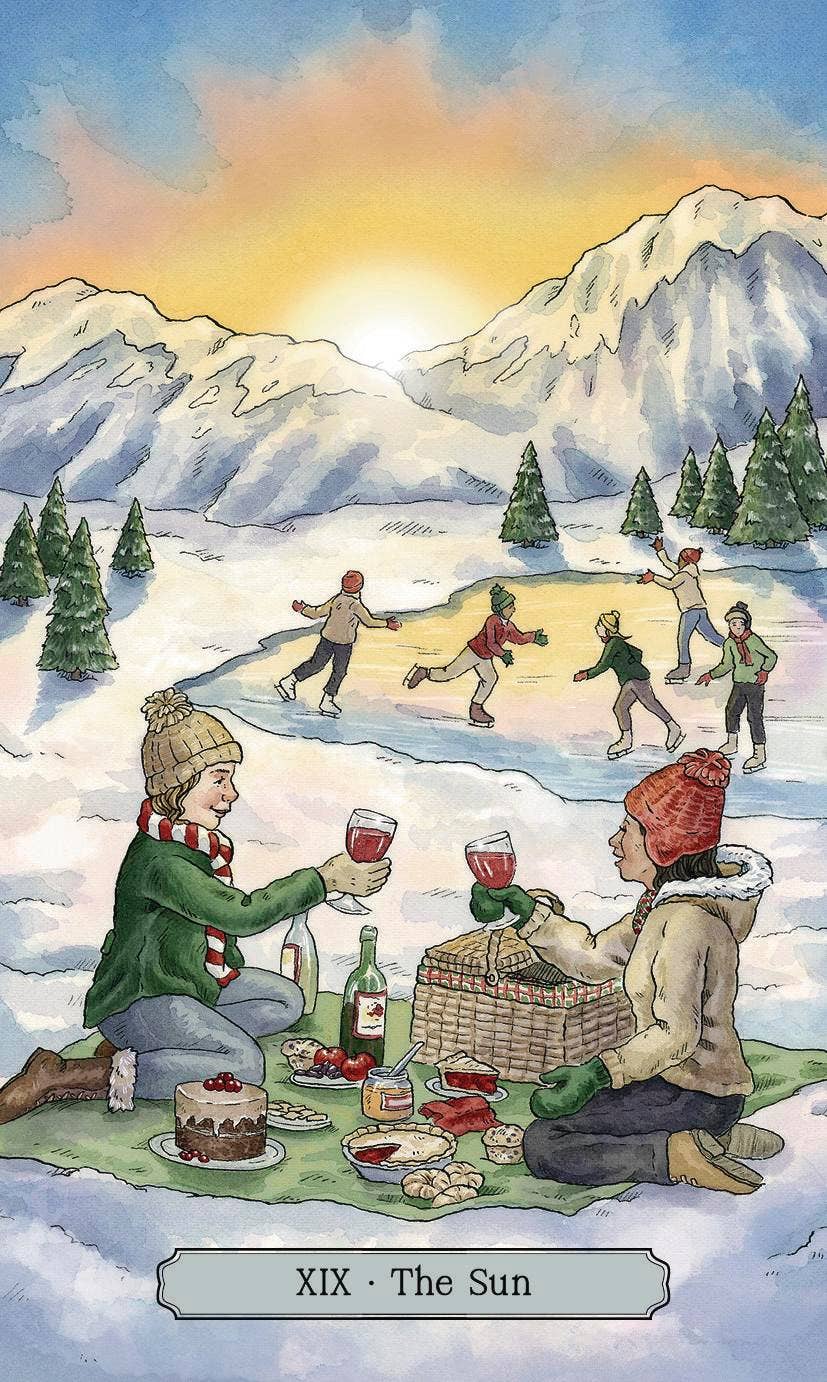 Yuletide Tarot Deck (Christmas Tarot Cards)