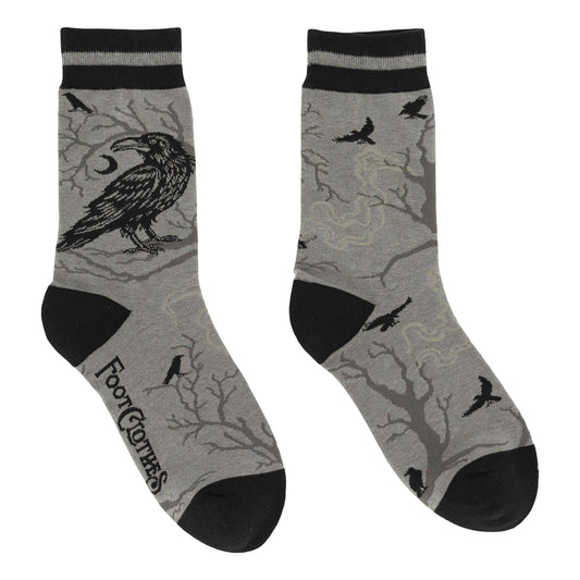 Foot Clothes - Midnight Crow Crew Socks