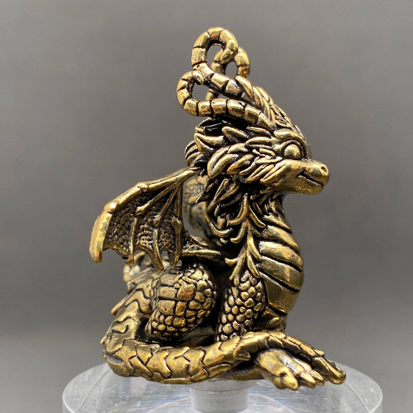 Brass Magic Dragon Desktop Ornament