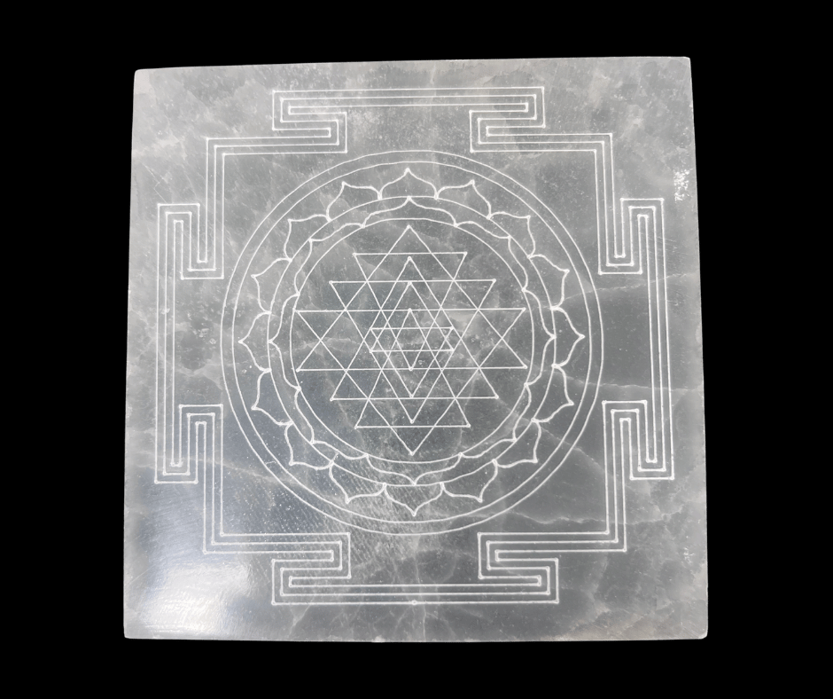 Selenite Etched Charging Plate