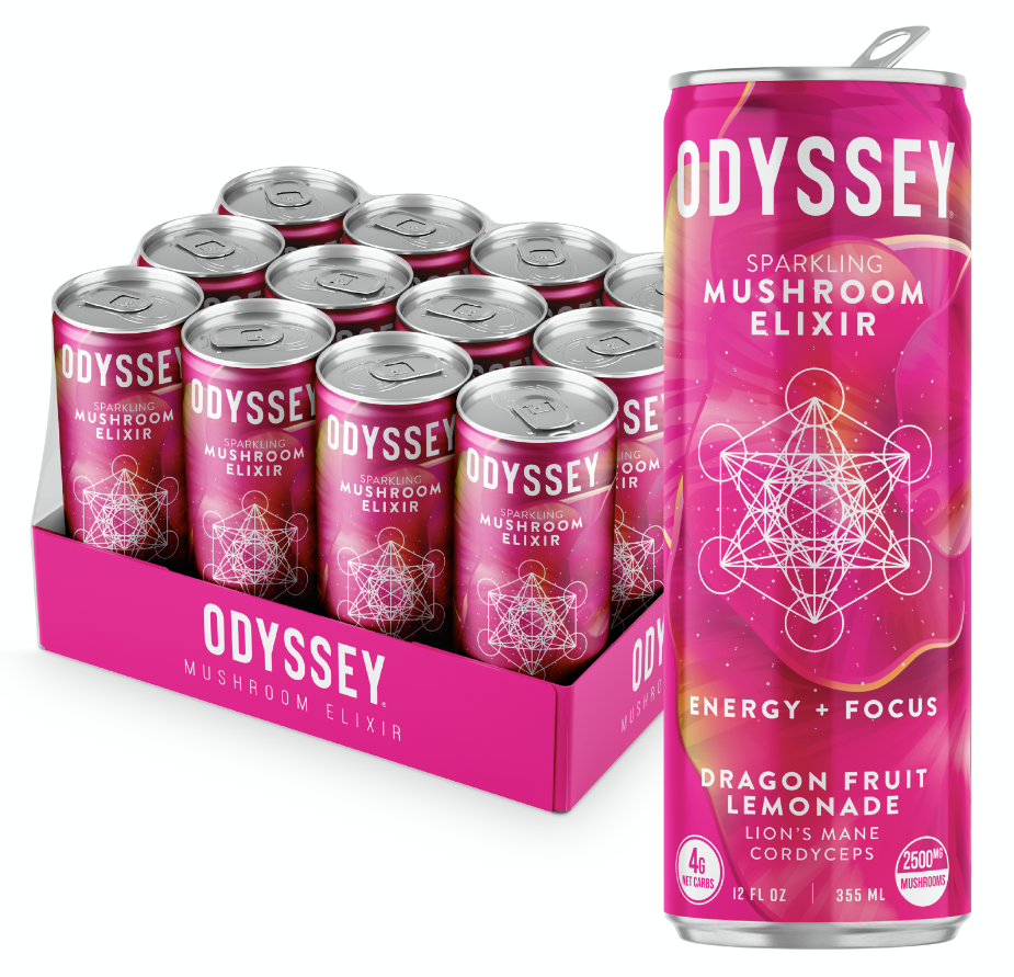 Dragon Fruit Lemonade 85mg Sparkling Mushroom Energy