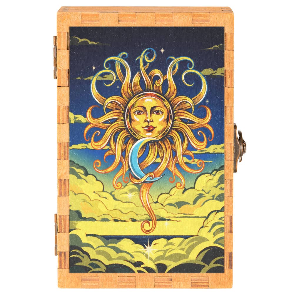 Tarot Card Box - Sun & Moon