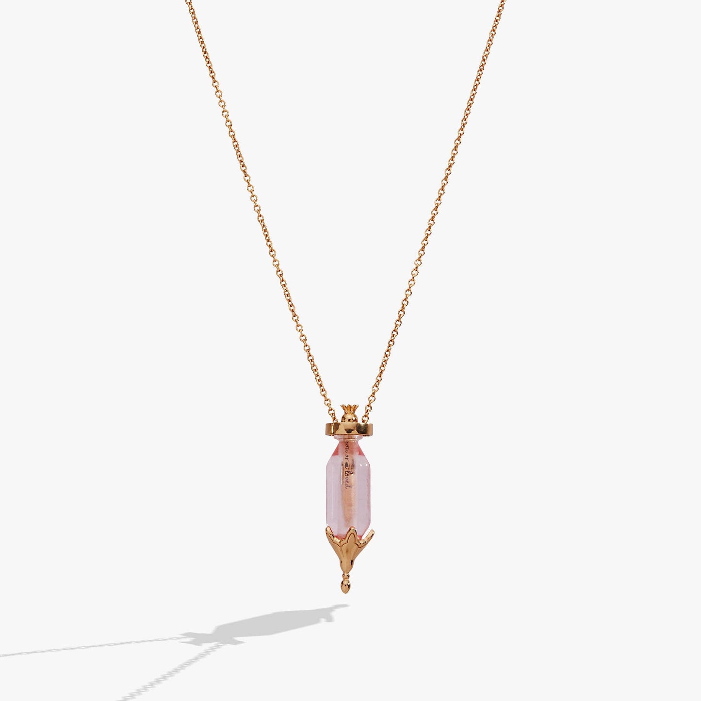 Potion Bottle Slider Necklace - You are Loved - Gold