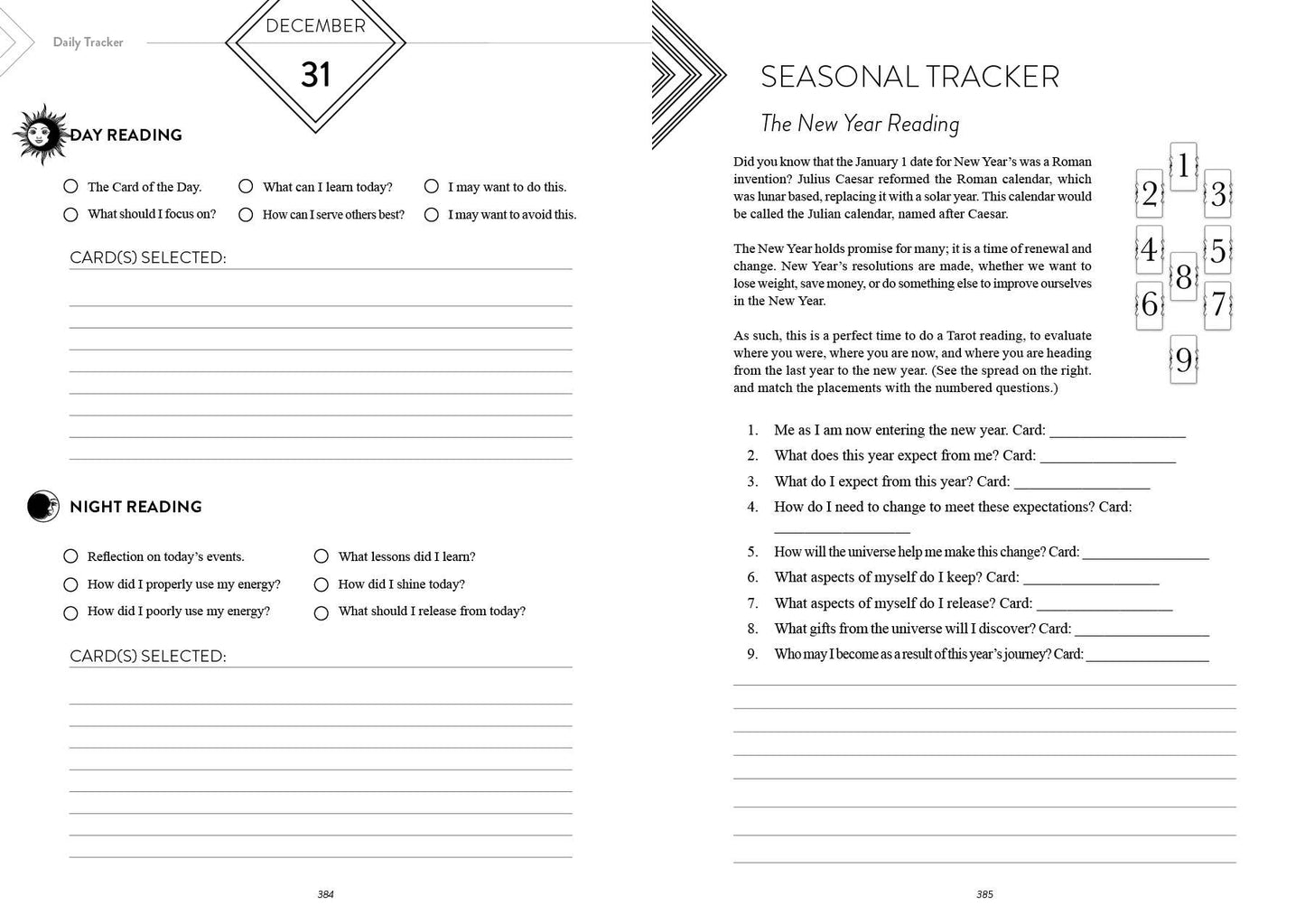 Tarot Tracker: A Year-Long Journey