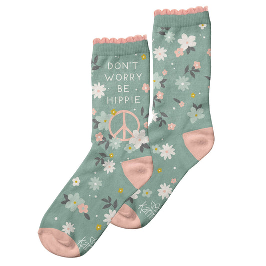 Karma Crew Socks: Hippie New