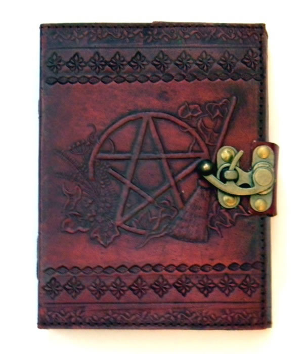 Leather Journal 40 - Sabrina Pentagram 5 x 7