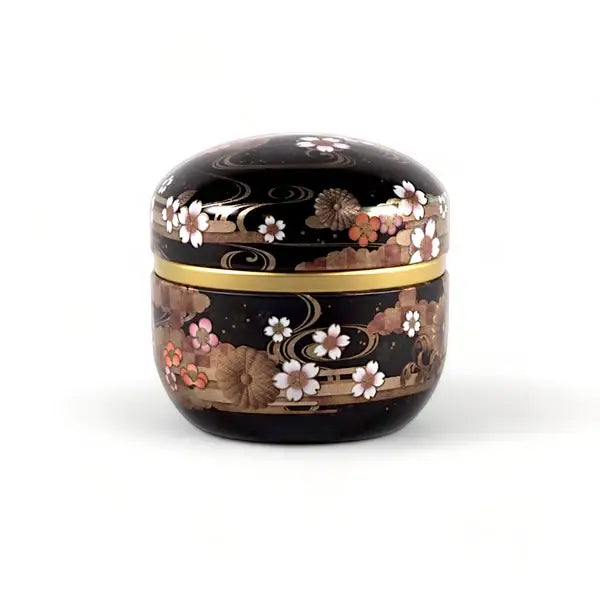Tea Leaves Container - Floral Design