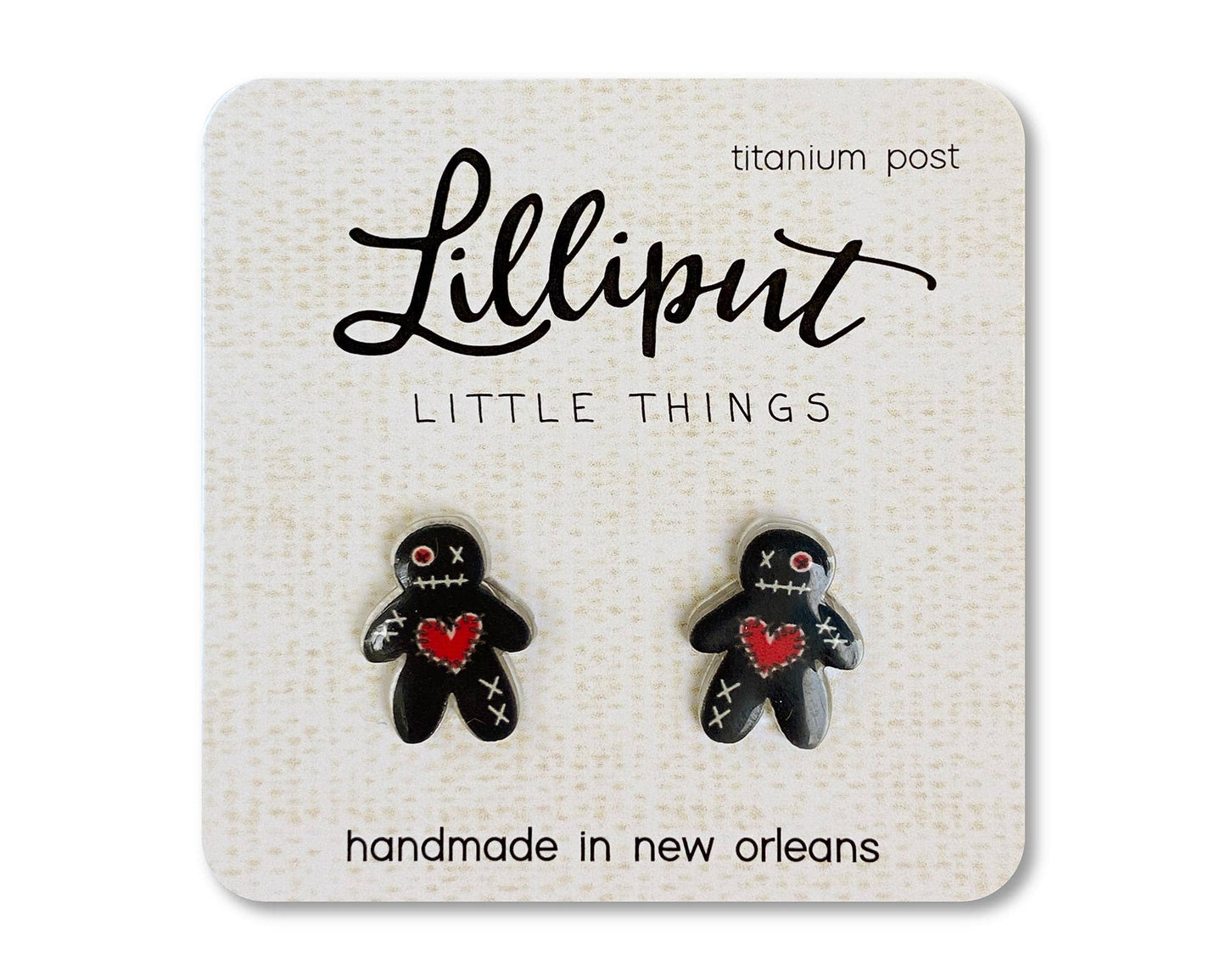Lilliput Earrings - Voodoo Doll