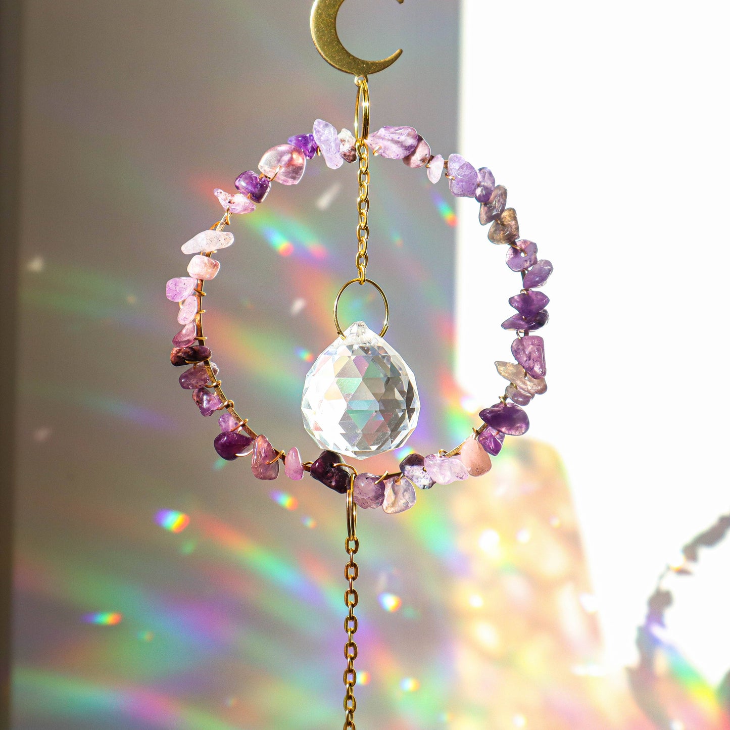 Gemstones Suncatcher: Amethyst