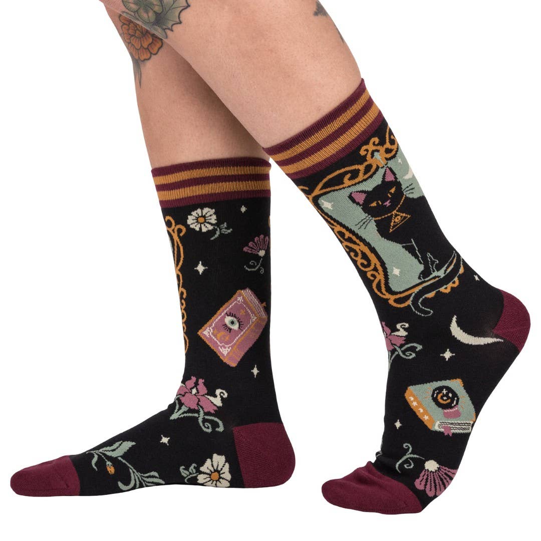 Foot Clothes - Duchess Shadowfloof's Mew World Order Crew Socks