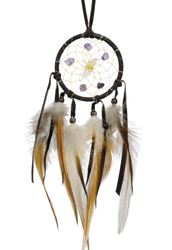 Dream Catcher - Dark Brown Vision Seeker: 2.5"