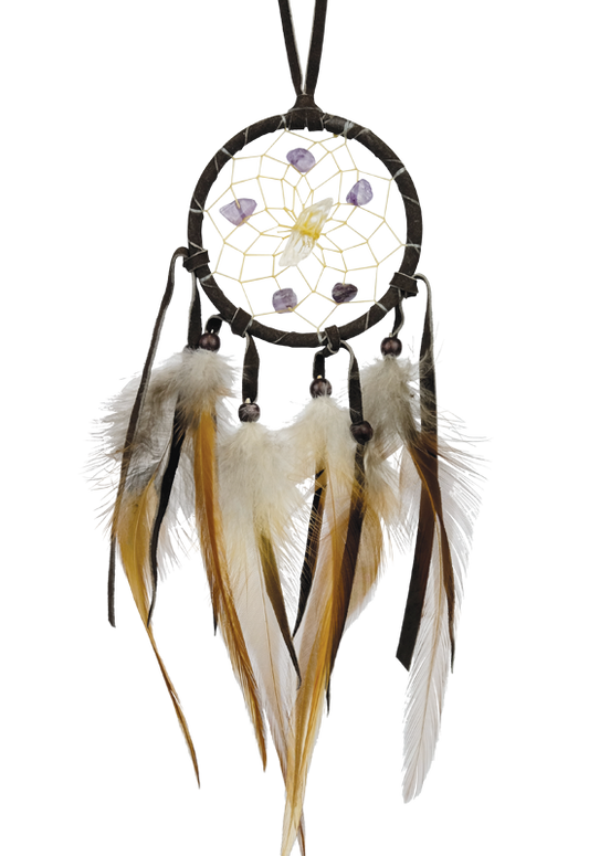 Dream Catcher - Dark Brown Vision Seeker: 2.5"