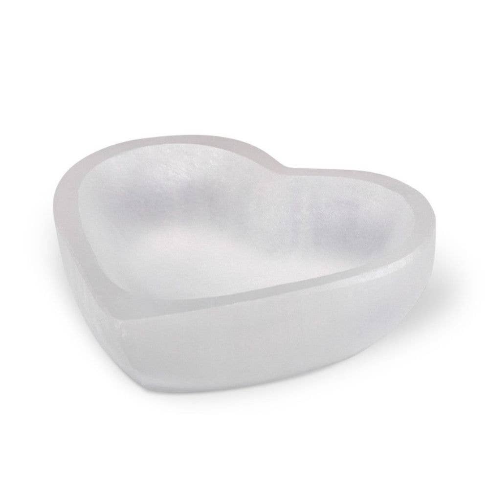 Selenite Trinket Dish (Heart)